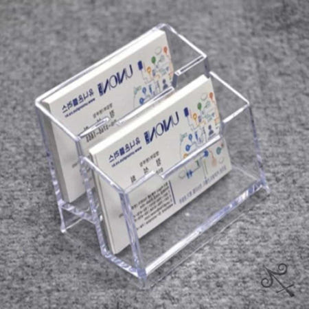 [컬러웨이브OEM]캔캔토토 명함꽂이 2단꽂이 110x65x70mm 쿠폰보관함 명함수납
