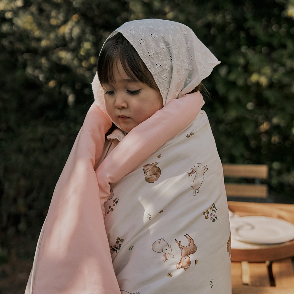 베베데코 올데이 어린이집 낮잠이불 유아 아기 모달 순면 차렵이불 90x135