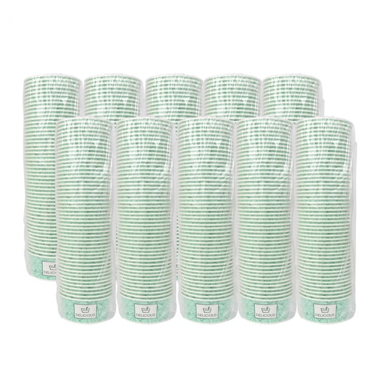 더웰 일회용 종이용기(520ml 50P)-10개 분식용기 일회용용기 컵밥용기 일회용식기 테이크아웃 - 상품 이미지