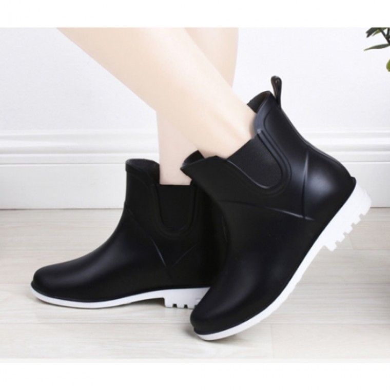 여성 인기 유행 레인부츠 슈즈 장화 캐주얼 유행 - 상품 이미지