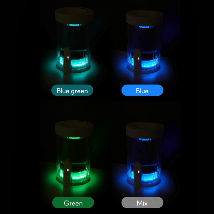 가정용 가열식가습기 3L 무드램프 신생아 살균 글라스가습기