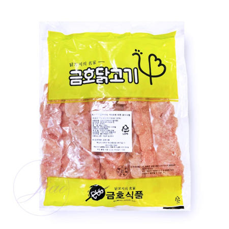 JU 국내산 닭가슴살 닭생꼬치 800gX10봉 80gX100p 생닭꼬치 바베큐용꼬치