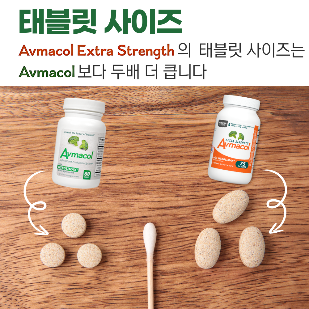 브로콜리새싹 설포라판 아브마콜 엑스트라 스트렝스 75정 이미지 3