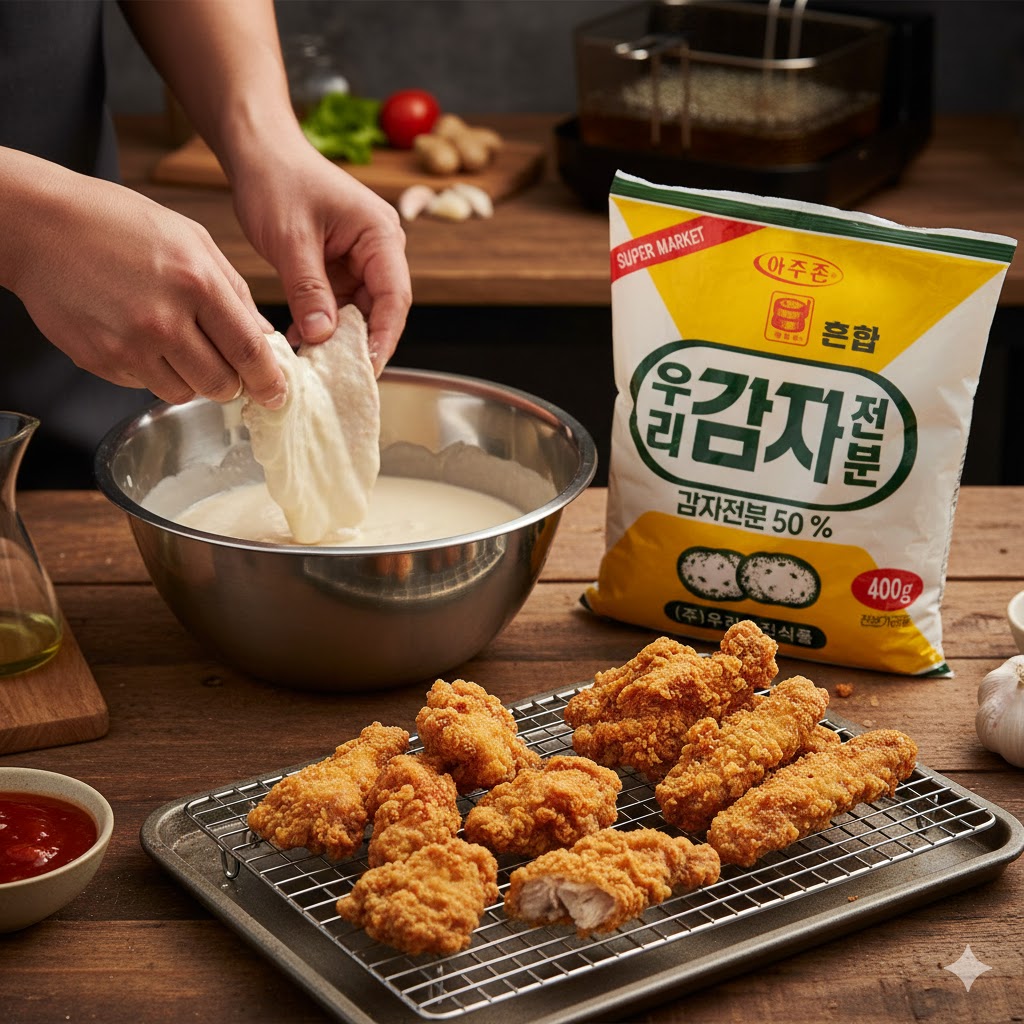 우리승진식품 감자전분 중포장 옥수수 고구마 400g, 30개 이미지 6