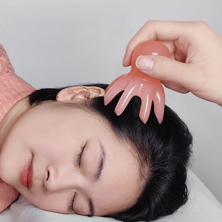 문어 마사지 빗 두피 목 어깨 괄사 마사지기 DD-13268 - 상품 이미지