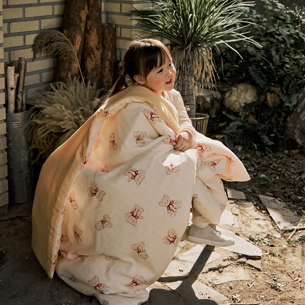 베베데코 올데이 어린이집 낮잠이불 유아 아기 모달 순면 차렵이불 90x135