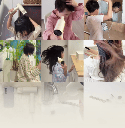 오아 소닉플로우 미니 드라이기 고속 BLDC 헤어 드라이어 음이온 초경량 휴대용 여행용 수영장 상세 이미지 6