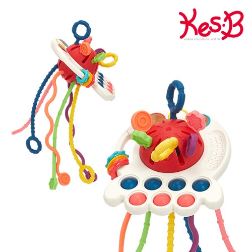 손감각발달토이 우주선 국민치발기 아기 신생아 돌아기 치발링 실리콘 이앓이 치아발육기