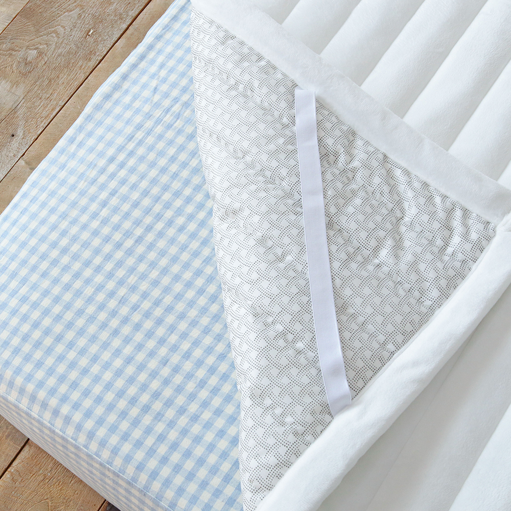 따뜻한 온기 겨울패드 마이크로 고밀도 단모 밍크 극세사 미끄럼방지 고정밴드 침대패드 SS