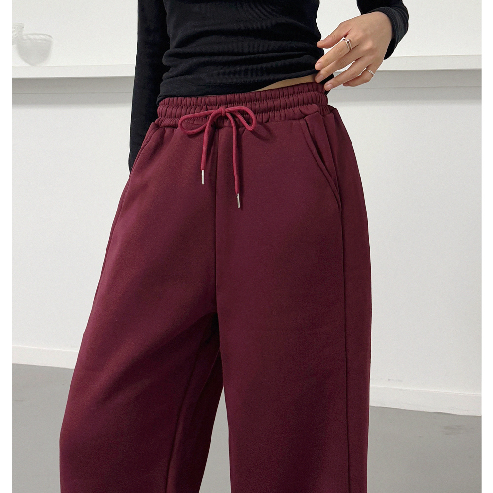 양기모 투웨이 조거 와이드팬츠 여성 겨울바지 원데이핏 ONeday fit - 상세 이미지 3