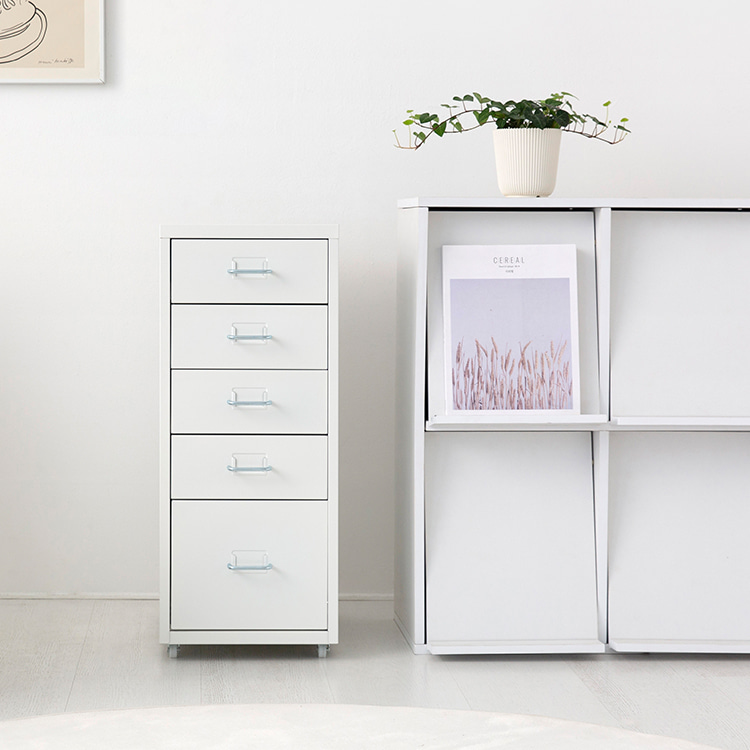 피하 서랍장 4.1단 28x41x69, 4.1단, 화이트 2981.3310