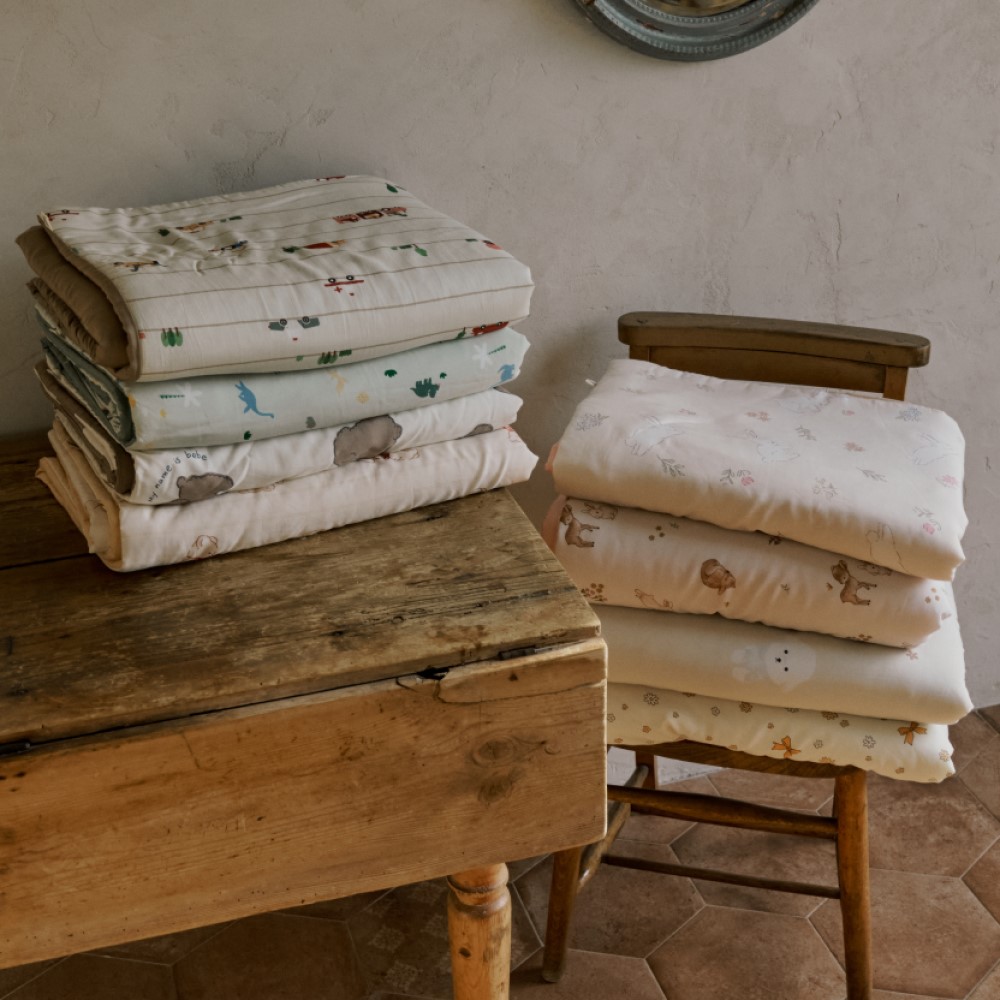 베베데코 올데이 어린이집 낮잠이불 유아 아기 모달 순면 차렵이불 90x135