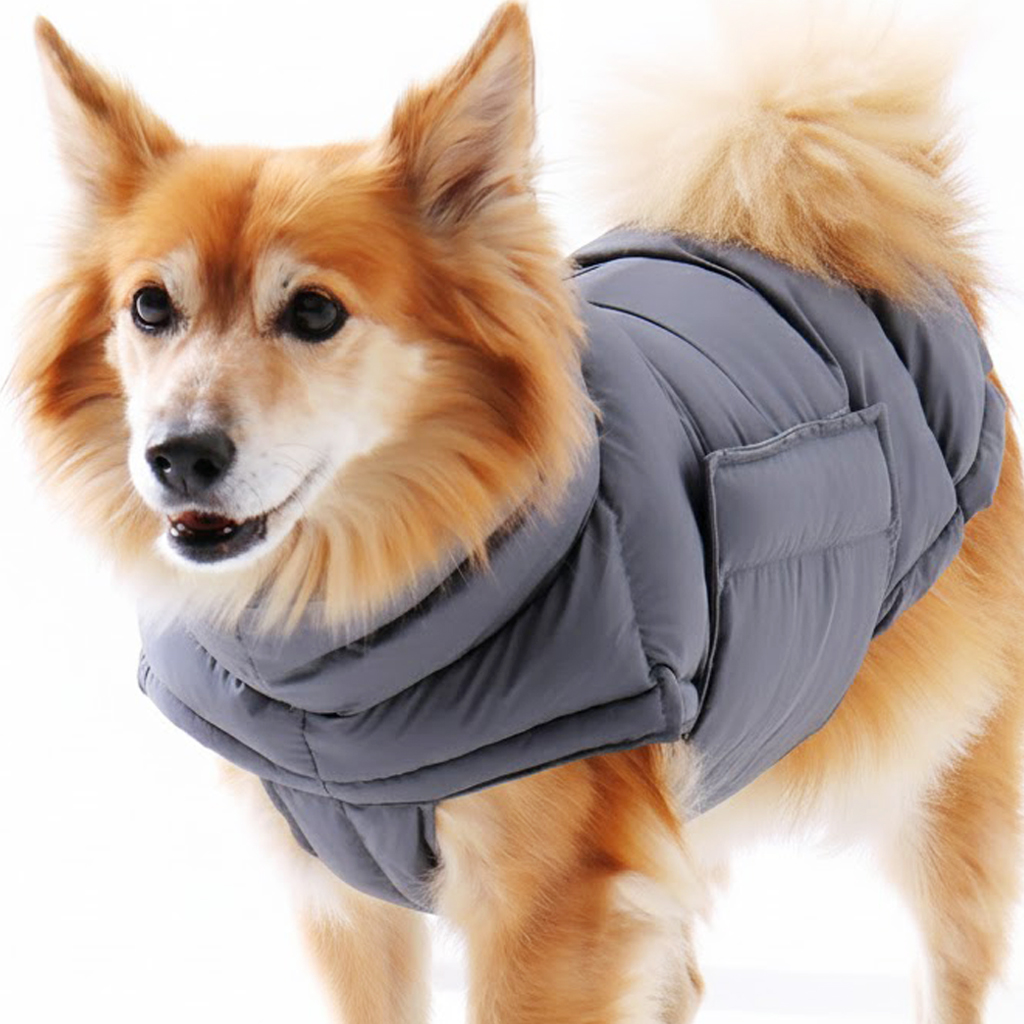 강아지패딩 소형견 대형견 패딩 조끼 겨울옷 중형견 진돗개 리트리버 S