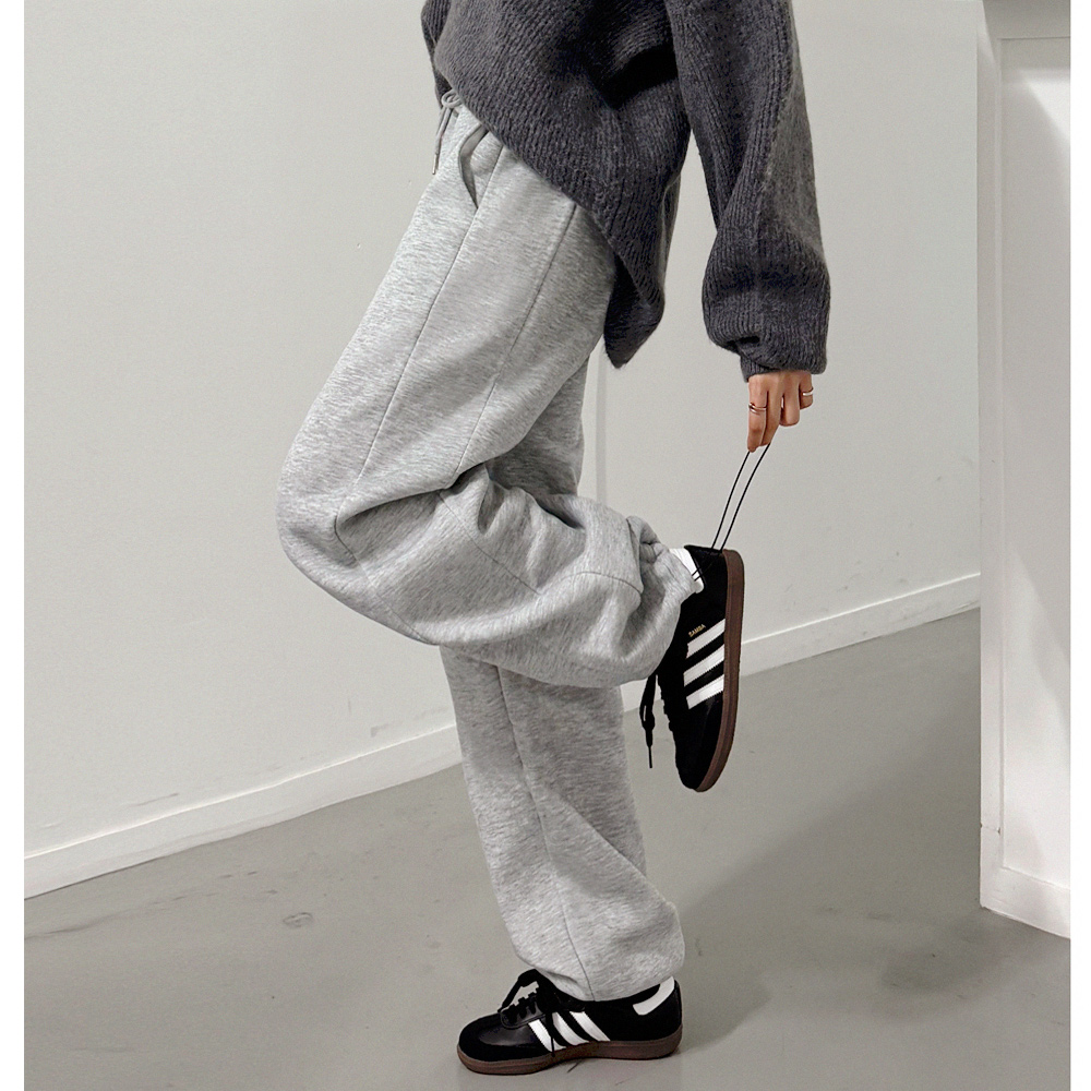 양기모 투웨이 조거 와이드팬츠 여성 겨울바지 원데이핏 ONeday fit - 상세 이미지 5