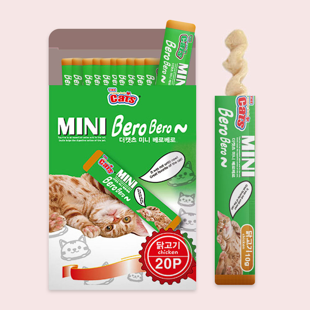 더캣츠 미니 베로베로 20P 닭고기, 200g, 1개 - 상품 이미지