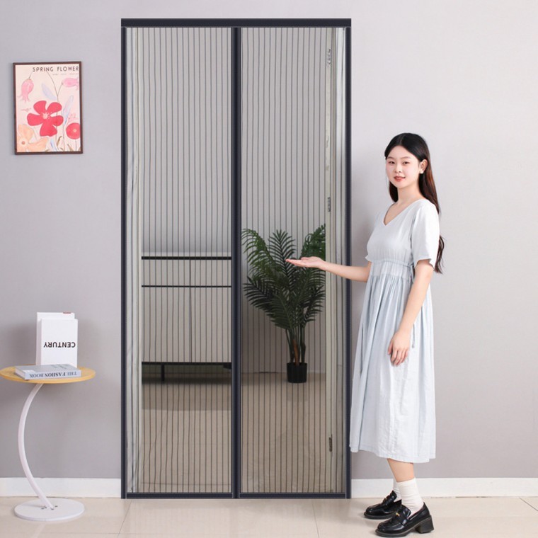 모기안녕 자석 문 모기장 현관 문발 방충망 90x210cm - 상품 이미지