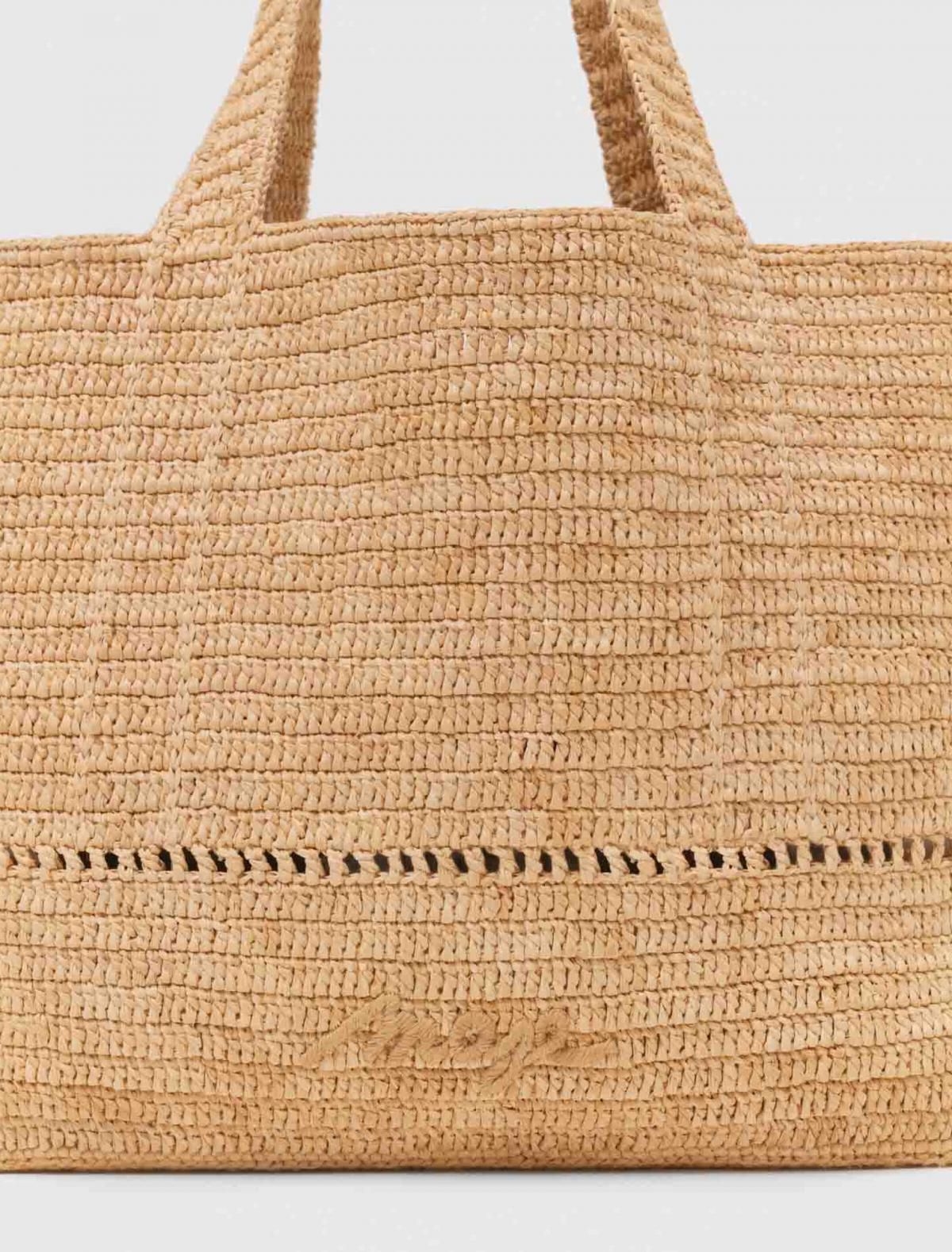 마쥬 핸드메이드 내추럴 라탄 쇼퍼백 3661601953897 BEIGE - 상세 이미지 4