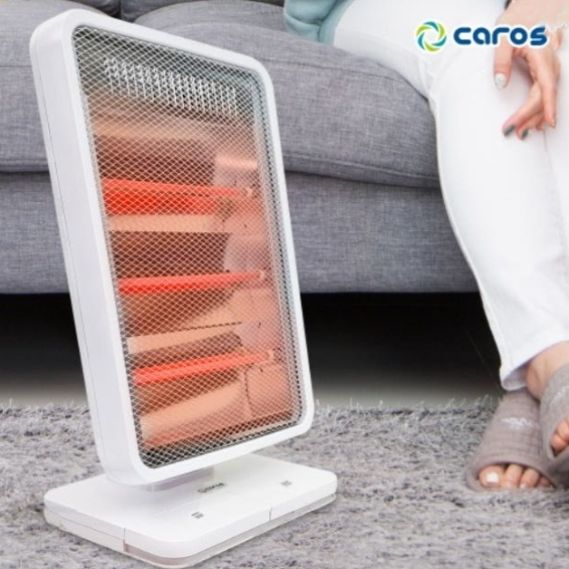 켐핑 휴대용 소형히터 거실용 발터치 미니난로 사무실 발히터