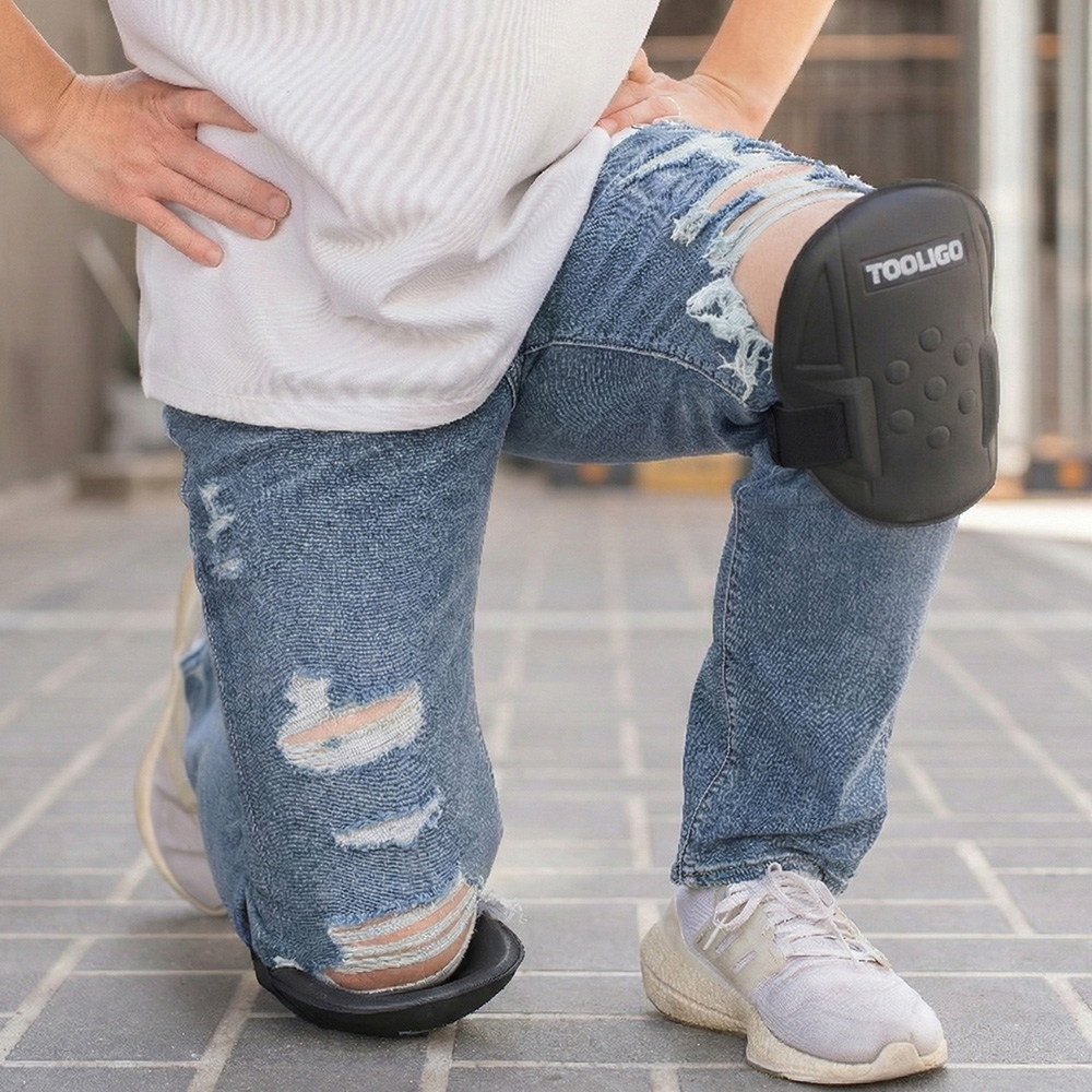 툴리고 무릎보호대 작업용 초경량 타일 작업 가벼운 보호대 1세트 제품 이미지