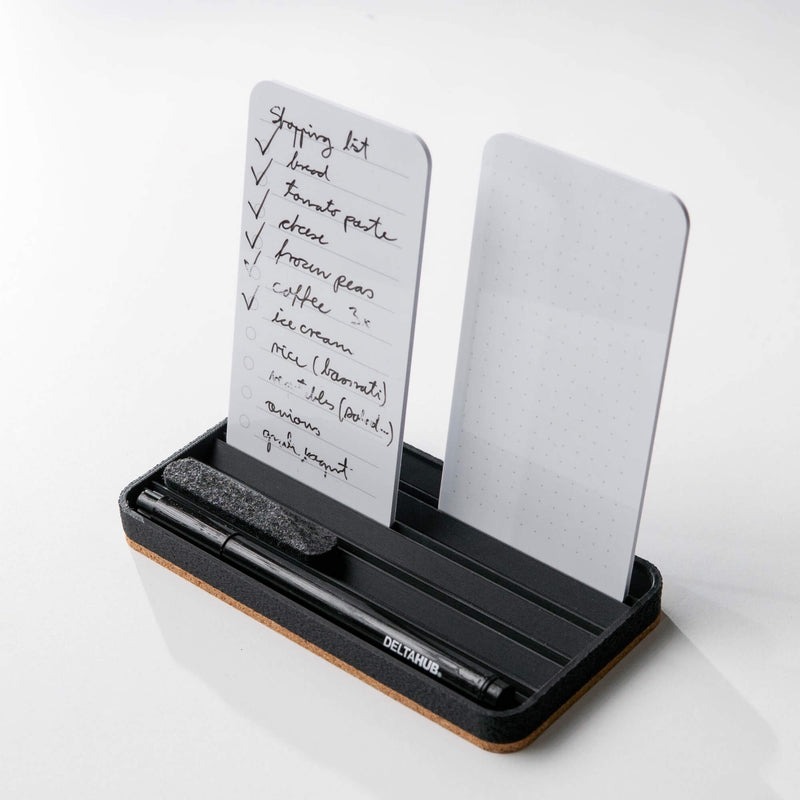 델타허브 Reusable To Do List 투두리스트 블랙, 1개 - 상품 이미지