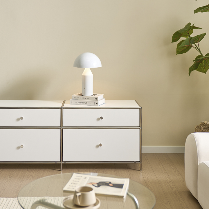 헤이몰리 헤이즈 미드센츄리 모듈 2단 1980 서랍장 거실장