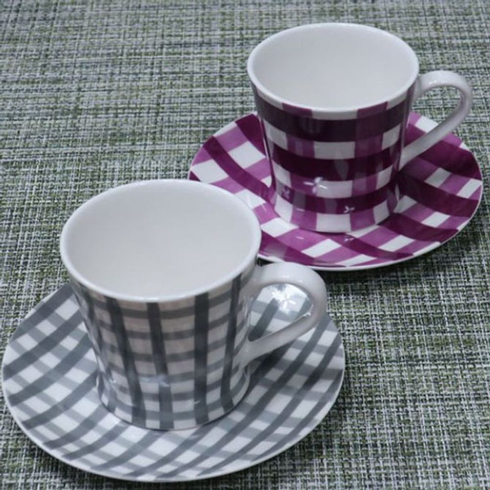 마에바다 커피잔 세트 도자기 찻잔 머그컵 예쁜컵 2조 - 메인 이미지