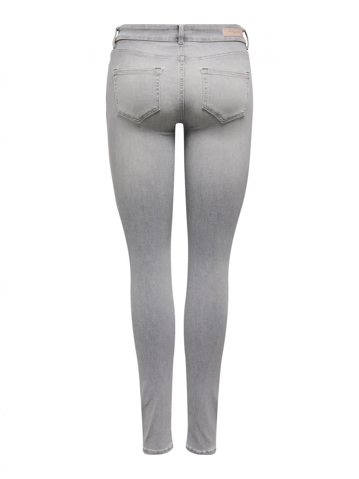 온리 그레이 미드웨이스트 스키니핏 데님 팬츠 15353696_2106 GREY / LIGHT GREY DENIM - 상세 이미지 4