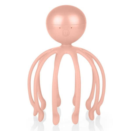 머리마사지기 아텍스 앨리란 음파 진동 두피 마사지기 핑크(AA건전지 별도) KXL3500