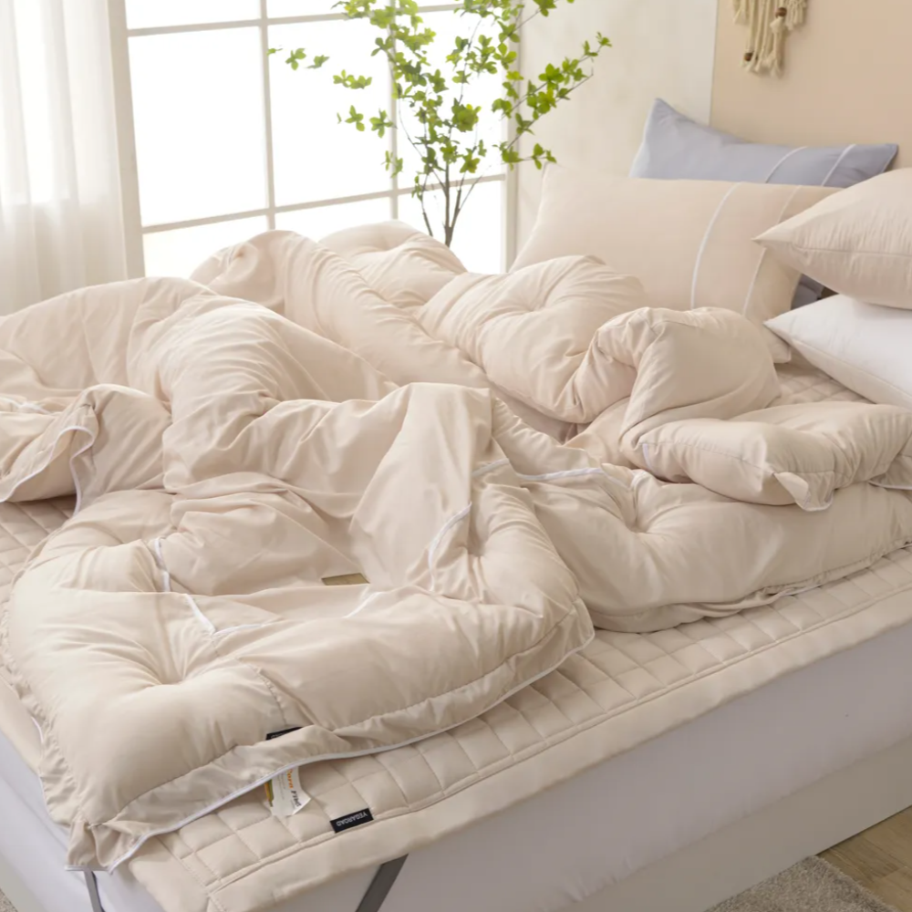 모달이불 옥수수솜 알러지케어 먼지없는 따뜻한 두꺼운 겨울 모달 차렵 이불 SS