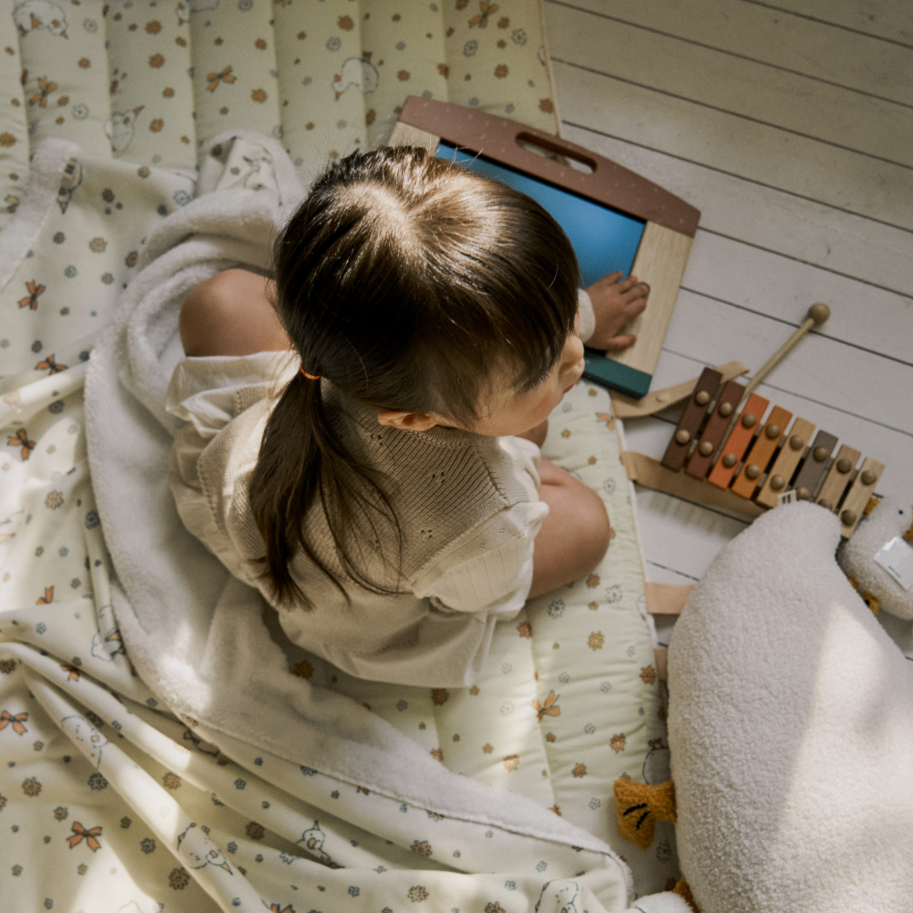 베베데코 올데이 어린이집 낮잠이불 담요 겨울 고밀도 극세사 블랭킷 75x100