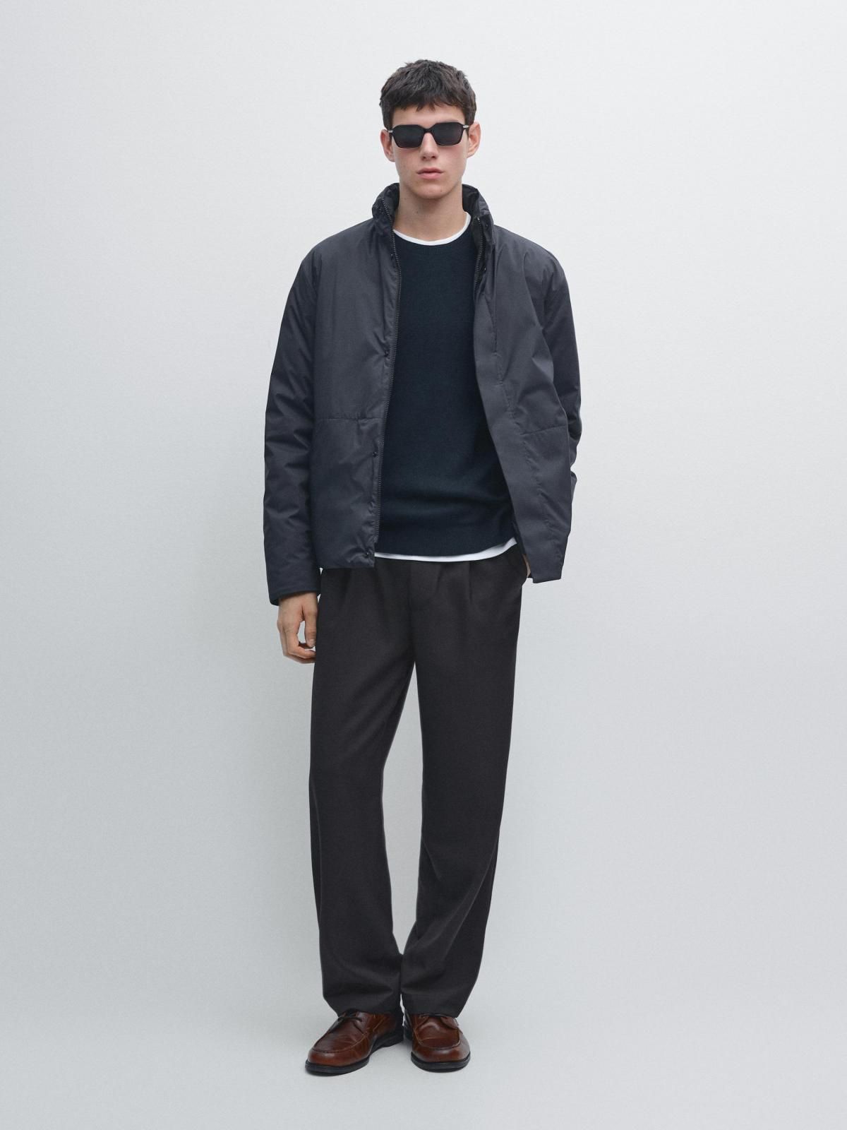 마시모두띠 워터리펠런트 패딩 다운 블렌드 재킷 3110/442 DARK NAVY - 상세 이미지 2