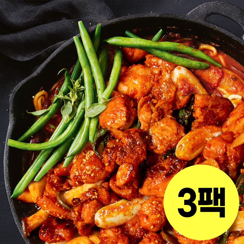 [100% 국산닭] 춘천 한입닭갈비 캠핑 음식 1.5kg - 상품 이미지