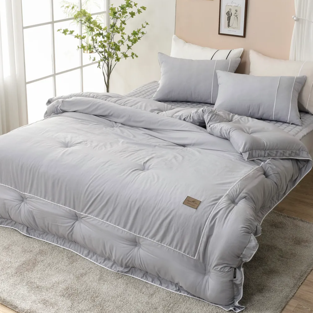 모달이불 옥수수솜 알러지케어 먼지없는 따뜻한 두꺼운 겨울 모달 차렵 이불 SS