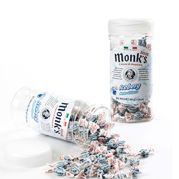 몽스 캔디 목캔디 잠깨는사탕 허브 아이스버그, 80g, 1개 - 상품 이미지