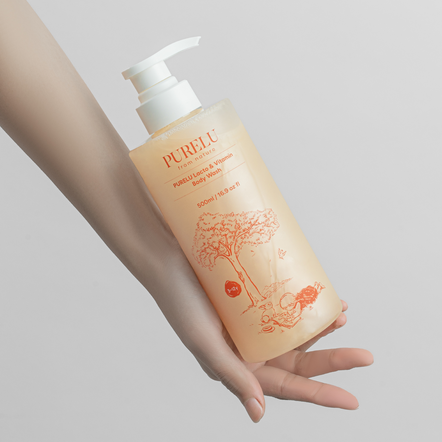 퓨어루 락토 비타민 키즈 바디워시 유기농 단백질 유아 어린이 약산성클렌저 500ml, 1개 이미지 7