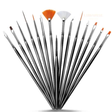 달온 네일아트 붓 15종세트 데일리뷰티 미용잡화 미용아이템