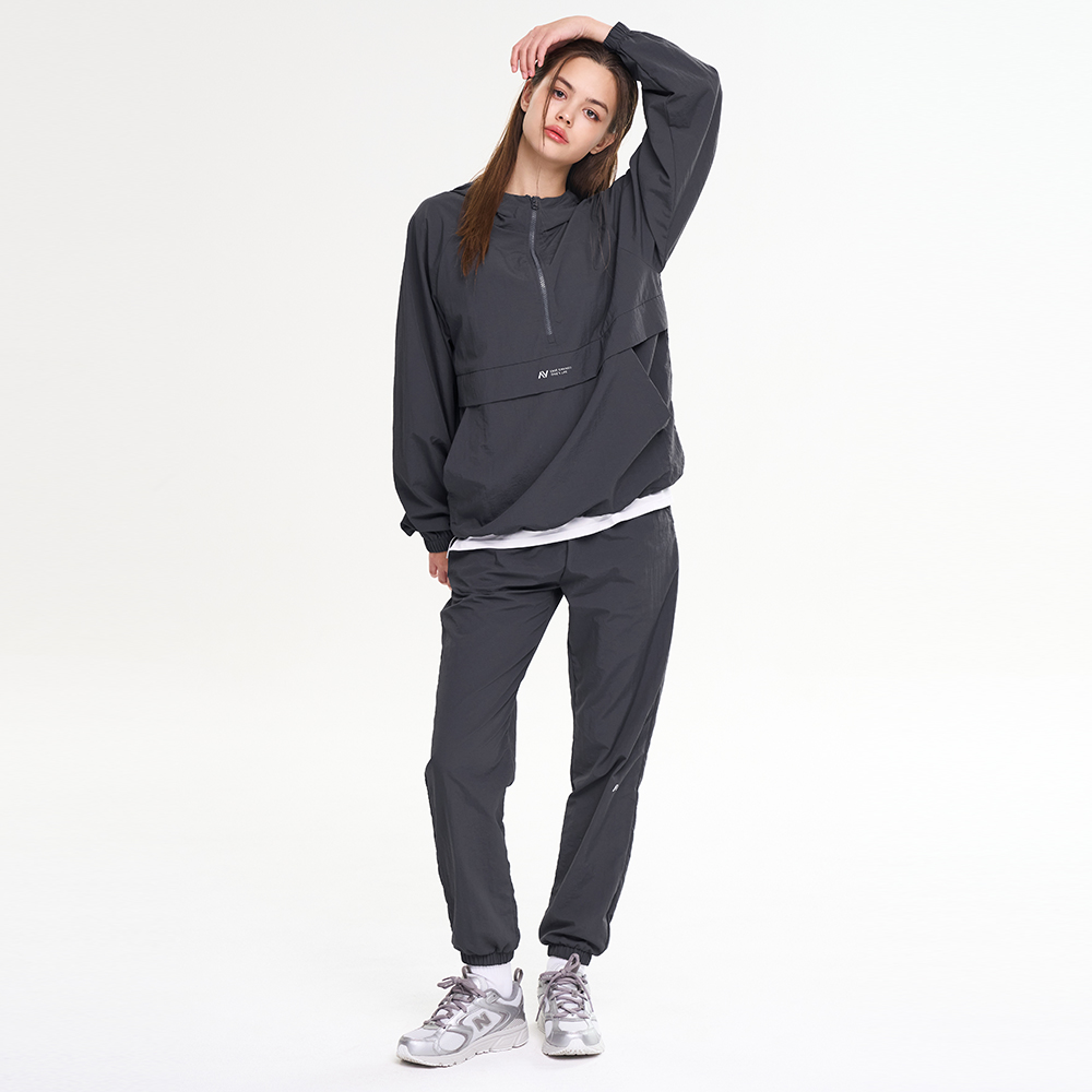 여성 남자 캠프 아노락세트 러닝 자켓 조거 후드 러닝복 바람막이 런닝 등산복 - 상세 이미지 4