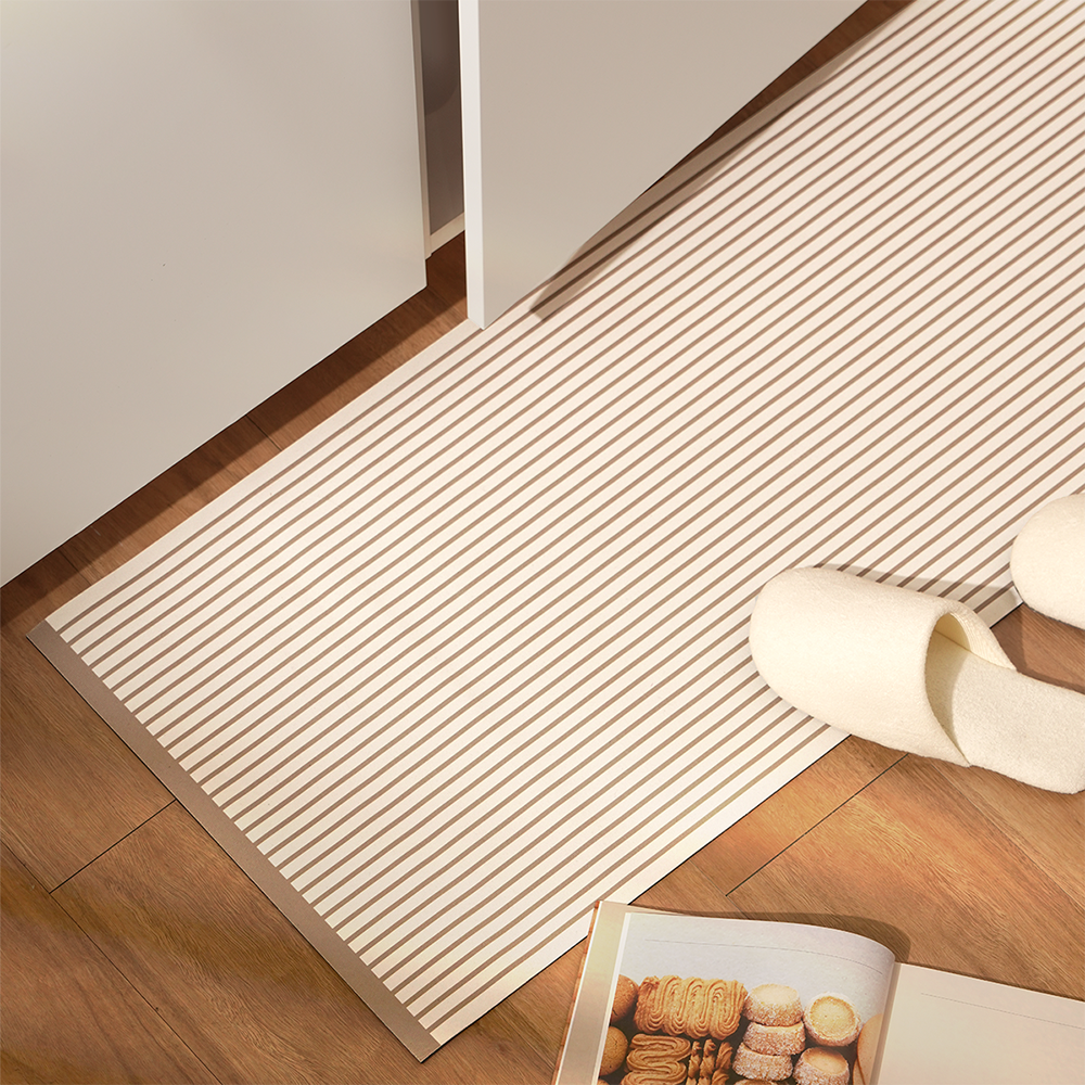 하루의공간 comfy 주방 매트 규조토 발매트 빨아쓰는 욕실 현관 베이지, 45x180cm 제품 이미지