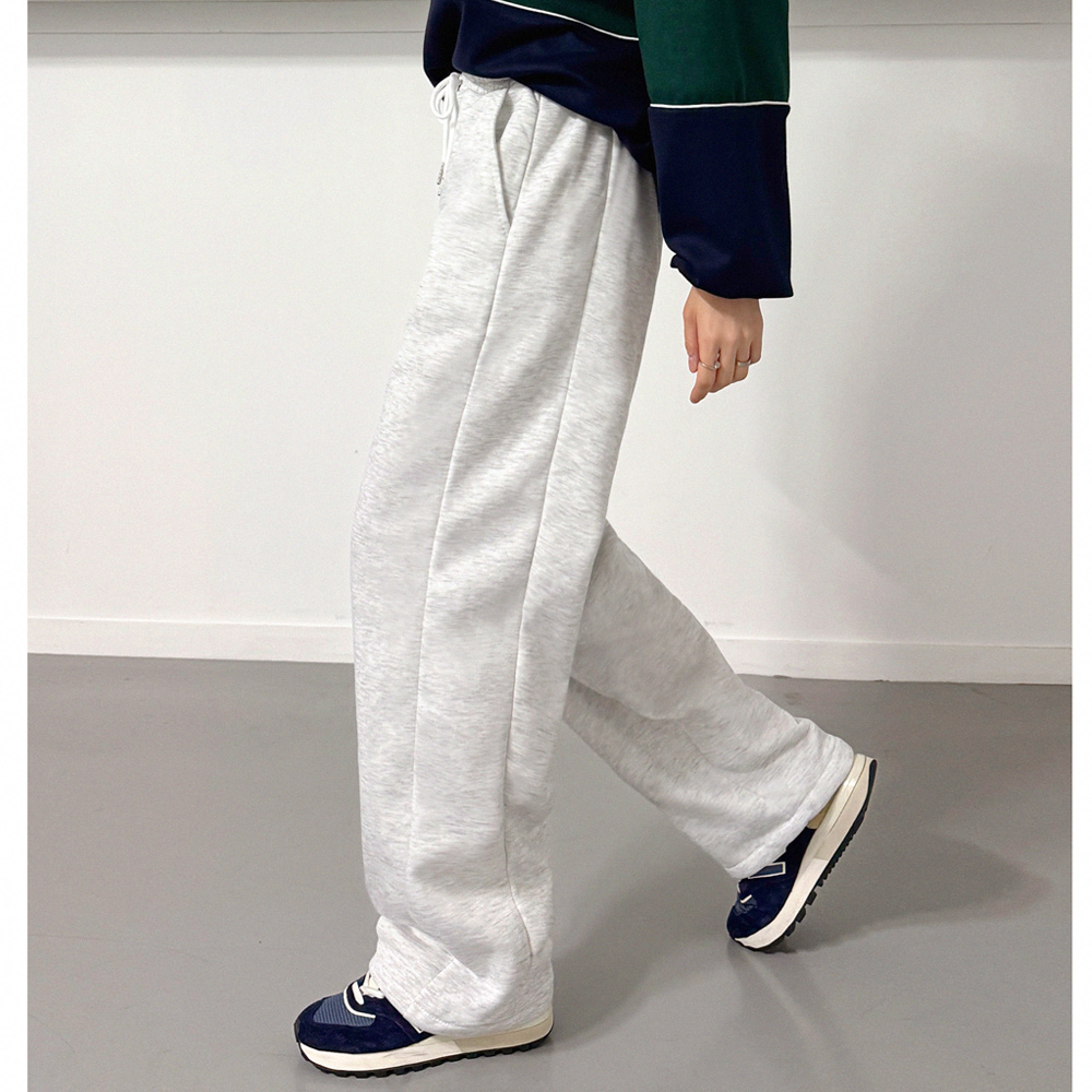 양기모 투웨이 조거 와이드팬츠 여성 겨울바지 원데이핏 ONeday fit - 상세 이미지 4