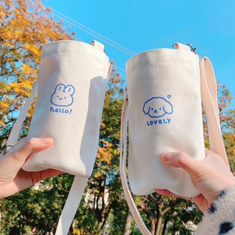 에코백 텀블러 크로스 물병 물통 가방 파우치 케이스 2 여우창고 - 메인 이미지