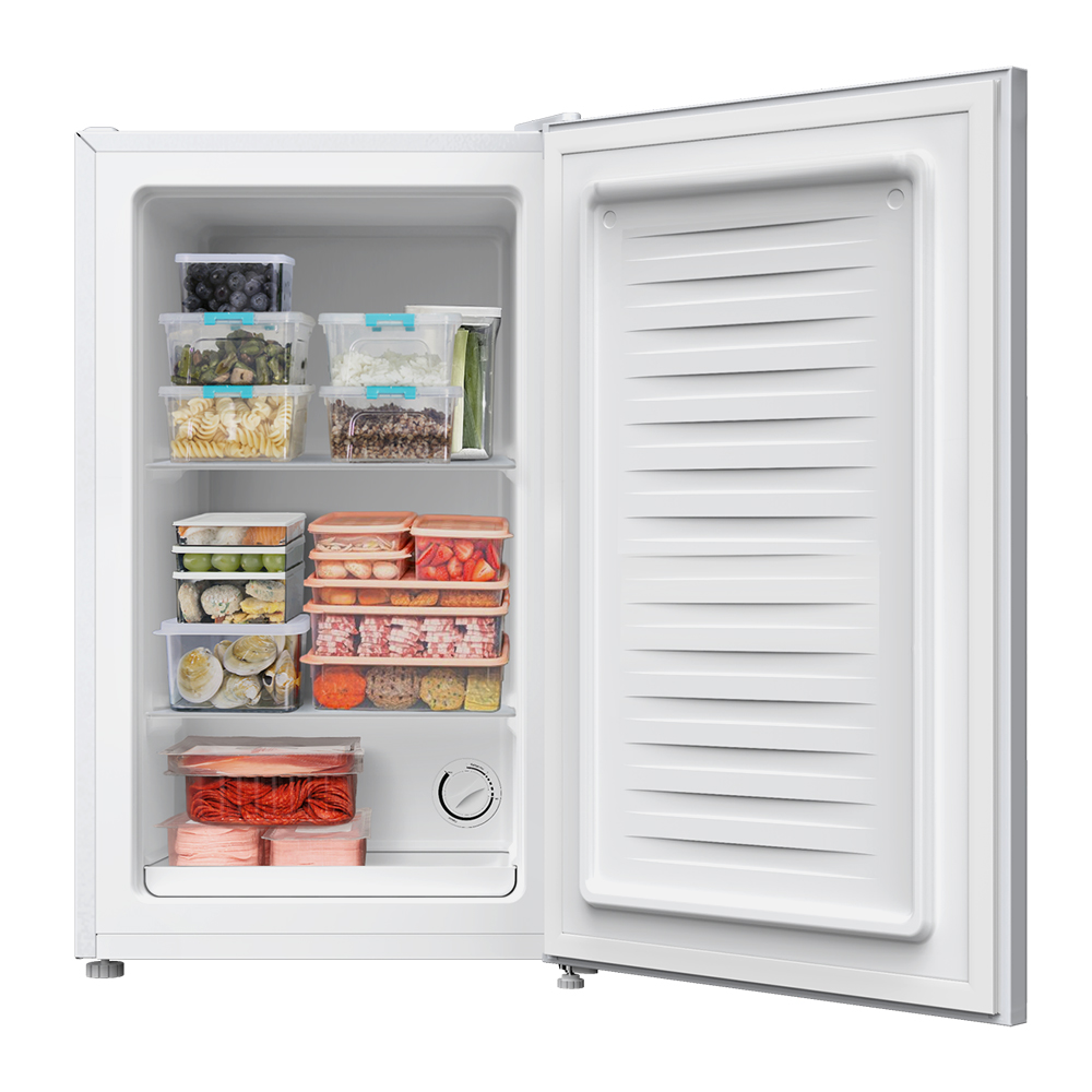더함 소형 미니 냉동고 스탠드 서랍형 CHIQ 냉동고 화이트 65L