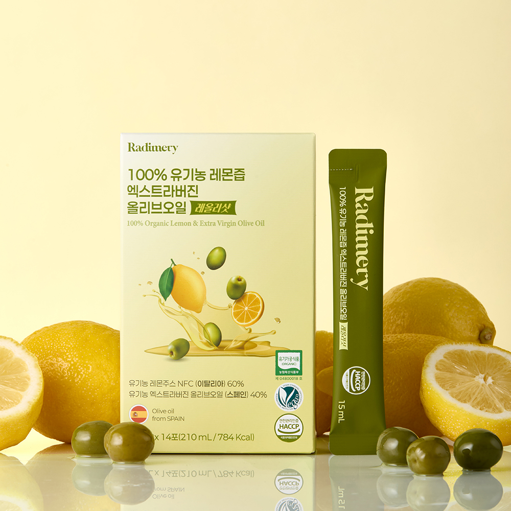 100% 유기농 레몬즙 엑스트라버진 올리브오일 레올리샷 14포, 6개 이미지 2