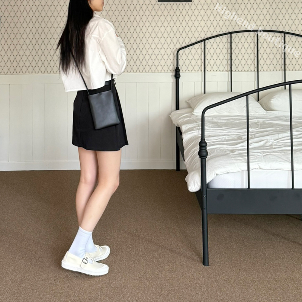 반스 메리제인 플랫 슈즈 여성 단화 아이보리, 250