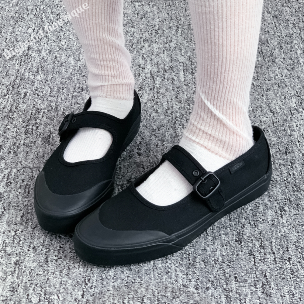 반스 메리제인 플랫 슈즈 여성 단화 블랙, 245