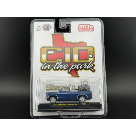 M2 [해외]M2 1977 Chevrolet Cheyenne 10 Blue C10s In The Park 31500-MJS87 1/64 200805