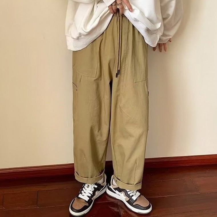 2컬러 포켓디자인 와이드 일자 팬츠 IS-PA85 - 상품 이미지