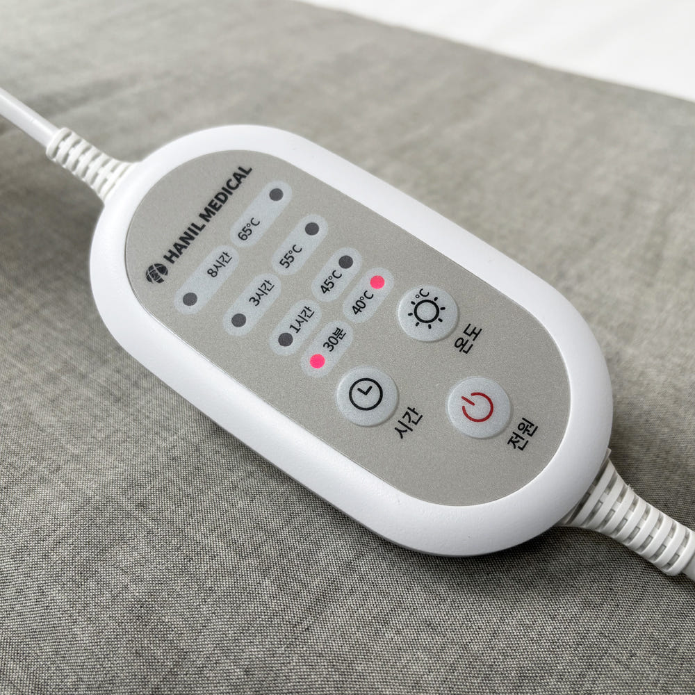 한일의료기 프리볼트 전기 온열 찜질기 허리 복부 등 배 무릎 어깨 찜질팩 찜질매트