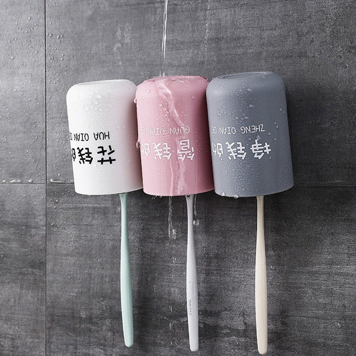 1+1 스텐 양치컵 걸이 칫솔걸이 1구 - 상세 이미지 4