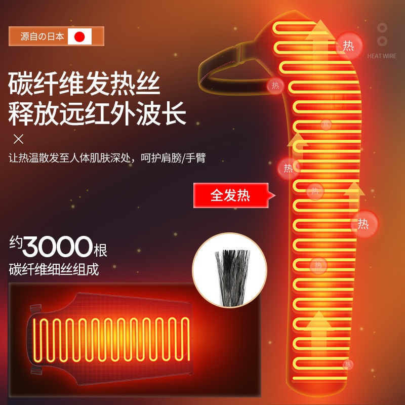 전기 온열 마사지 손목 관절염 물리치료 결림 찜질 프레스 따뜻한 벨트 - 상세 이미지 3