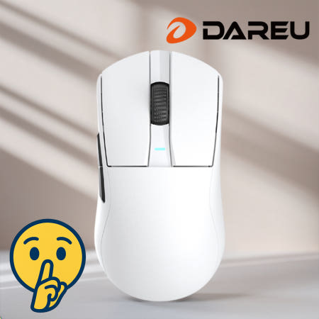 다얼유 다얼유 A950G 무선 게이밍마우스 저소음 화이트